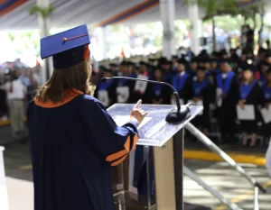 Discurso de la rectora Mirian Acosta en la Graduacion 66 de la UAPA