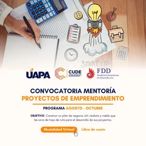 Programa de Mentoria para proyectos de emprendimiento 2023