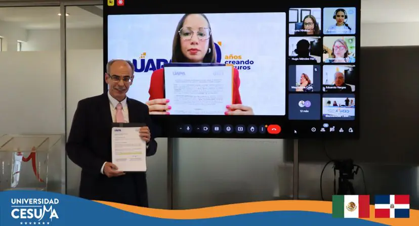 UAPA y la Universidad CESUMA de México firman acuerdo de cooperación académica internacional 1 uapa y cesuma de